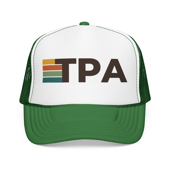 Tampa, Florida Trucker Hat - TPA Abbr retro cap