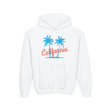 California Youth Hoodie - Retro Mountain California Youth Sweatshirt