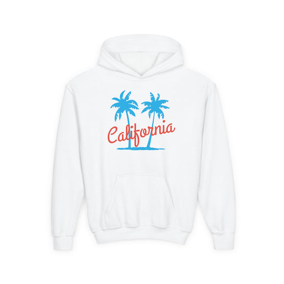 California Youth Hoodie - Retro Mountain California Youth Sweatshirt