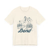 Bend, Oregon Graphic Tee - Mountain Illustration Bend T Shirt