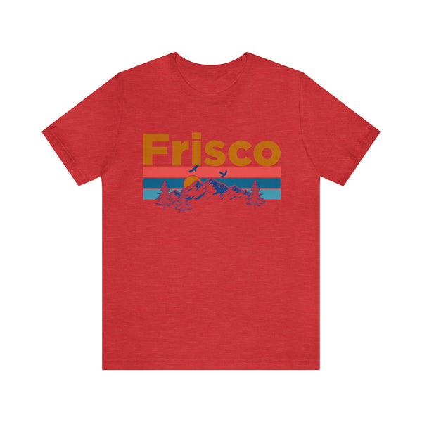 Frisco, Colorado Shirt - Mountain Sunset Unisex Frisco T-Shirt