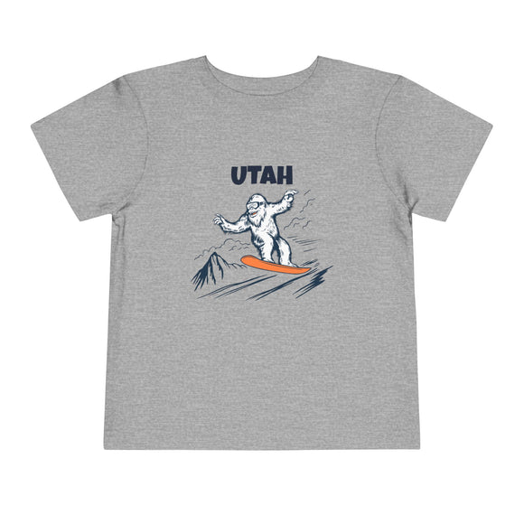 Utah Yeti Snowboard Toddler Tee