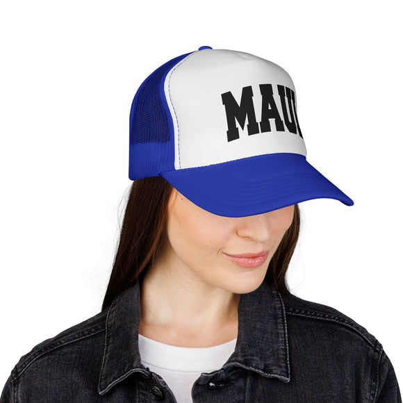 Maui, Hawaii Collegiate Style Trucker Hat