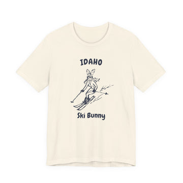 Idaho Ski Bunny T‑Shirt — Retro Skiing Graphic Tee