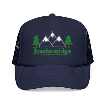 Breckenridge, Colorado Trucker Hat - Foam Mountain Cap