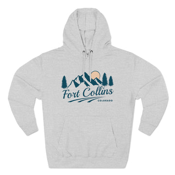 Premium Fort Collins, Colorado Hoodie - Unisex Fort Collins Sweatshirt - 0
