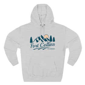 Premium Fort Collins, Colorado Hoodie - Unisex Fort Collins Sweatshirt