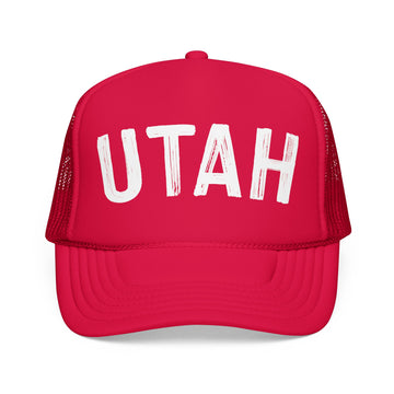 Buy red Utah Trucker Hat - Utah Cap