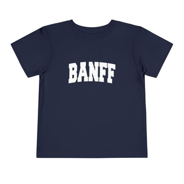 Buy navy Banff, Canada Toddler Graphic Tee - Kids Banff Vacation T-Shirt