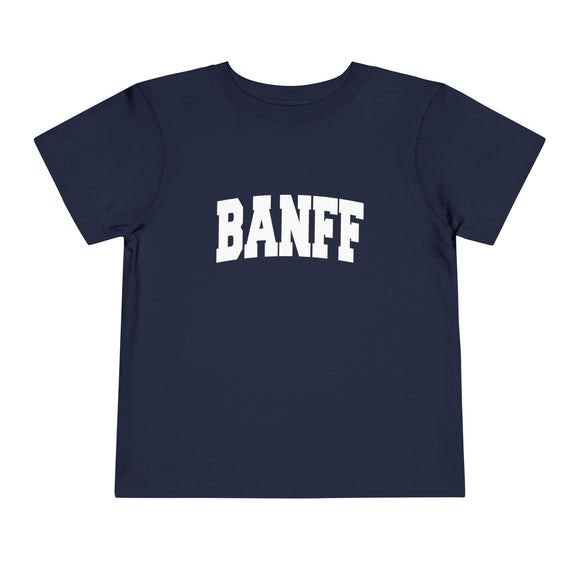 Banff, Canada Toddler Graphic Tee - Kids Banff Vacation T-Shirt