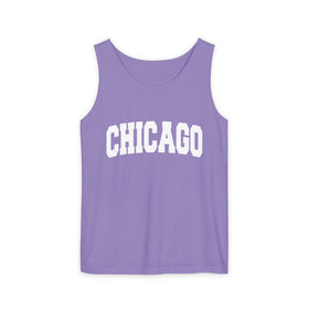 Buy violet Chicago, Illinois Tank Top Unisex | Comfort Colors - 100% Cotton