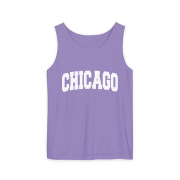 Buy violet Chicago, Illinois Tank Top Unisex | Comfort Colors - 100% Cotton
