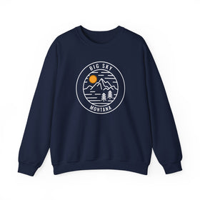 Big Sky, Montana Sweatshirt - Unisex Crewneck Big Sky Sweatshirt