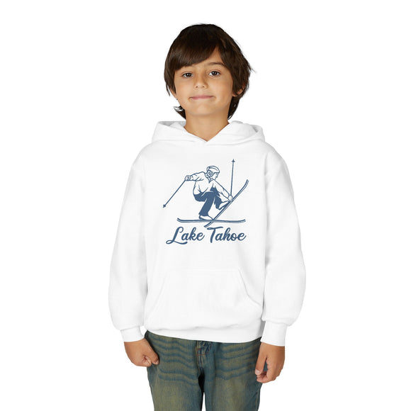 Lake Tahoe, California Youth Hoodie - Snow Ski Kids Lake Tahoe Hooded Sweatshirt