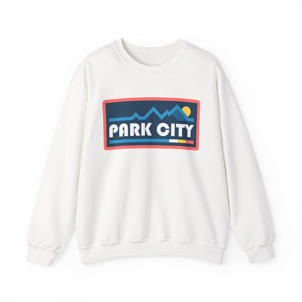 Park City, Utah Sweatshirt - Mountain Graphic Crewneck