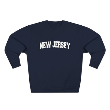 Buy navy Premium New Jersey Retro Graphic Sweatshirt