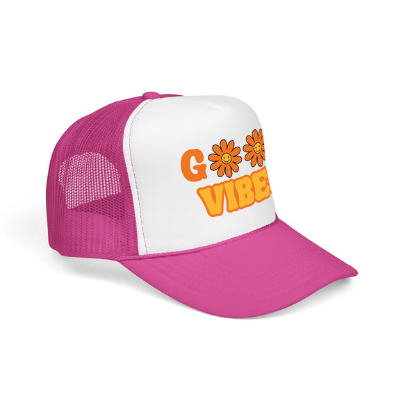 Good Vibes Trucker Hat Boho