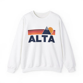 Alta, Utah Sweatshirt Retro Mountains, Alta Unisex Crewneck, Vintage Cozy Jumper, Gift for Outdoor Lovers