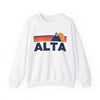 Alta, Utah Sweatshirt Retro Mountains, Alta Unisex Crewneck, Vintage Cozy Jumper, Gift for Outdoor Lovers