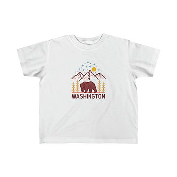 Washington Toddler T-Shirt - Unisex Toddler Washington Shirt