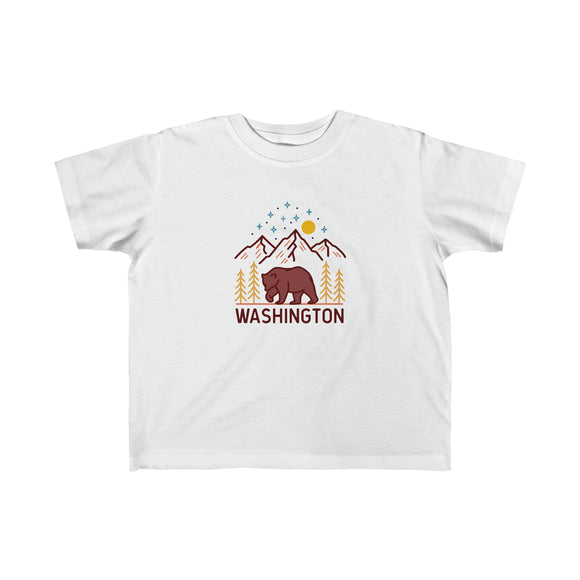Washington Toddler T-Shirt - Unisex Toddler Washington Shirt