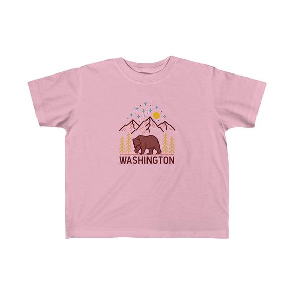 Washington Toddler T-Shirt - Unisex Toddler Washington Shirt