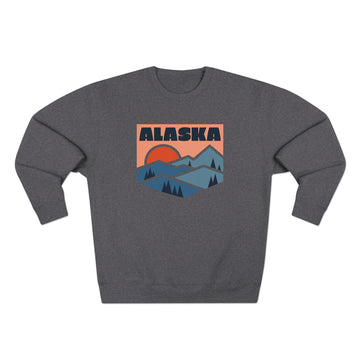 Premium Alaska Mountain Graphic Sweatshirt - 0