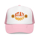 Stay Groovy Trucker Hat Boho-3