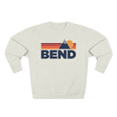 Premium Bend, Oregon Mountain Lines Graphic Sweatshirt-1