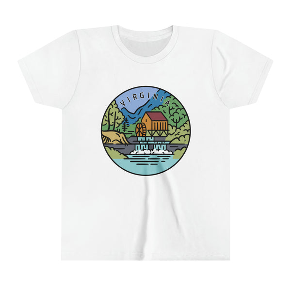 Virginia Youth T-Shirt - Unisex Kids Virginia Shirt