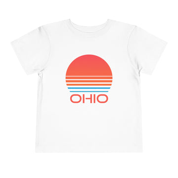 Ohio Toddler T-Shirt - Retro 80s Unisex Toddler Ohio Shirt - 0