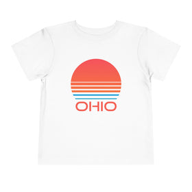 Ohio Toddler T-Shirt - Retro 80s Unisex Toddler Ohio Shirt