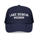 Lake Geneva, Wisconsin Trucker Hat - Foam Lake Geneva Cap-1