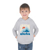 Alaska Toddler Hoodie - Minimal Style Unisex Alaska Toddler Sweatshirt