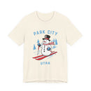 Park City, Utah T Shirt - Ski Snowman Graphic Tee-2