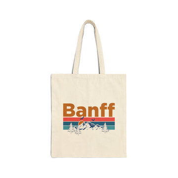 Banff, Canada Tote Bag - Cotton Canvas Banff Bag