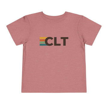 Buy heather-mauve Charlotte, North Carolina Toddler Tee - CLT Kids T Shirt