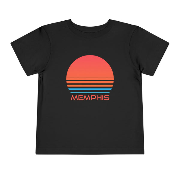 Memphis, Tennessee Toddler T-Shirt - Retro 80s Toddler Memphis Shirt