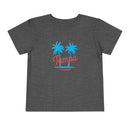 Tampa, Florida Toddler T-Shirt - Retro Palm Tree Toddler Tampa Shirt-4