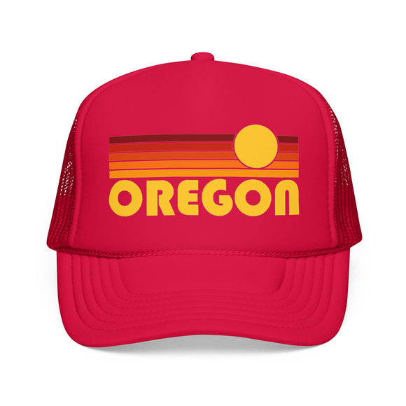 Oregon Retro Sunset Trucker Hat