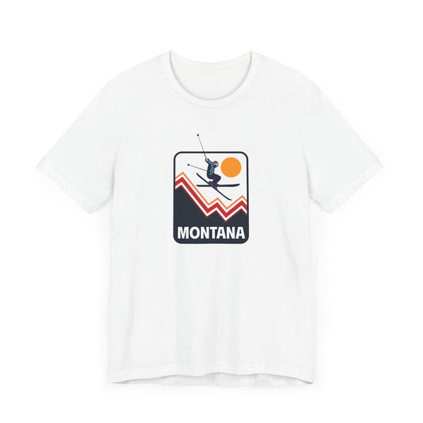 Montana T-Shirt - Snow Ski Jump Unisex Montana Shirt