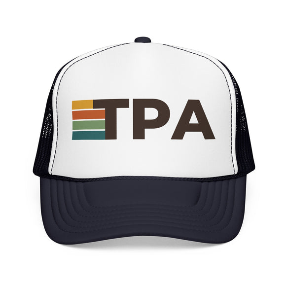 Tampa, Florida Trucker Hat - TPA Abbr retro cap