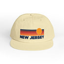 New Jersey retro sunset Surf Cap | vintage striped sun state hat-10
