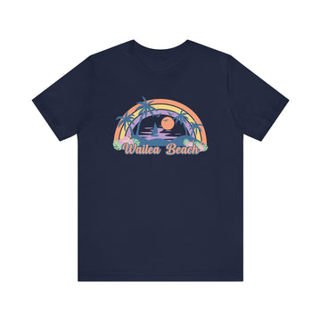Buy navy Wailea Beach, Hawaii T-Shirt - Retro Beach Unisex Wailea Beach Shirt