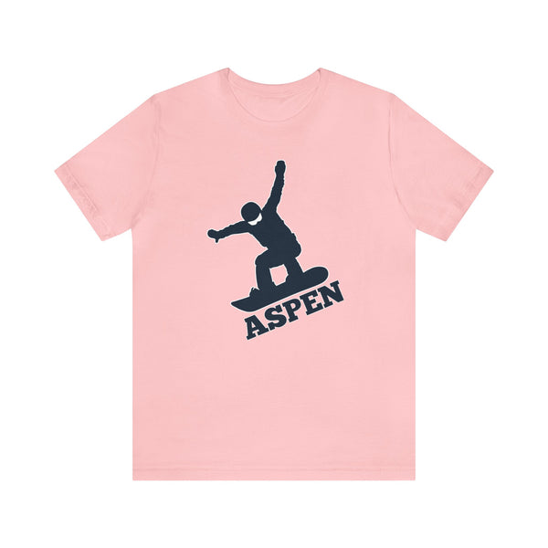 Aspen, Colorado T-Shirt - Snowboard Unisex Aspen Shirt