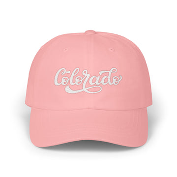 Buy pink Colorado Dad Hat - Embroidered Colorado Classic Dad Cap