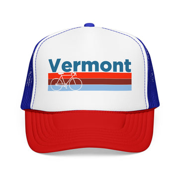 Vermont Trucker Hat - Foam Vermont Bike Cap