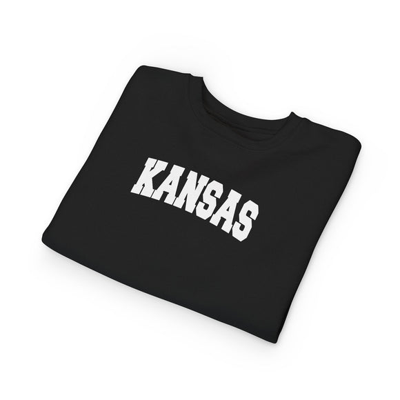 Kansas Toddler Sweatshirt - Kansas Toddler Crewneck Sweatshirt