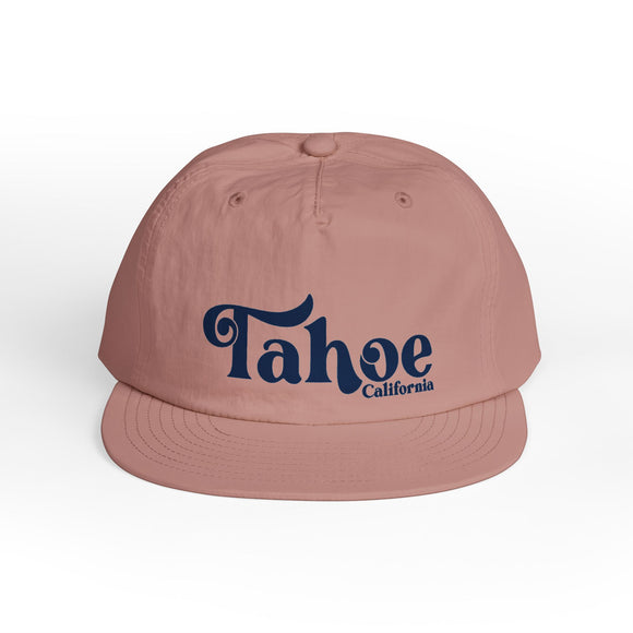 Lake Tahoe, California Retro Surf Cap