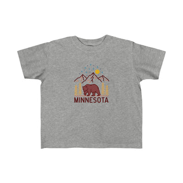 Minnesota Toddler T-Shirt - Unisex Toddler Minnesota Shirt - 0